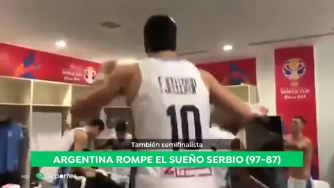 Una brava Argentina da la sorpresa y elimina a Serbia del Mundial de baloncesto Una brava Argentina da la sorpresa y elimina a Serbia del Mundial de baloncesto