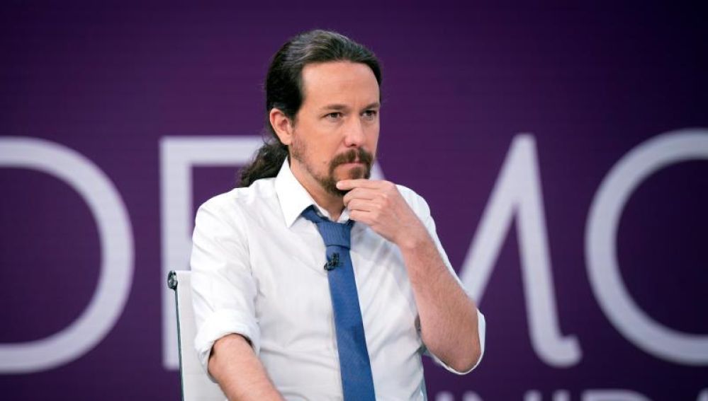 El líder de Podemos, Pablo Iglesias