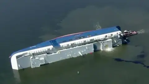 Buque hundido frente a Estados Unidos Buque hundido frente a Estados Unidos