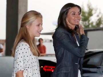 La reina Letizia y la princesa Leonor