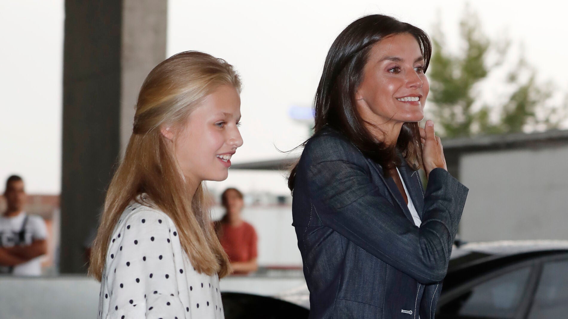 La reina Letizia y la princesa Leonor