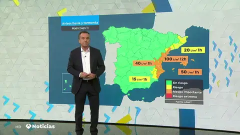 La DANA se acerca a Baleares y Comunidad Valenciana, que permanecen en alerta naranja La DANA se acerca a Baleares y Comunidad Valenciana, que permanecen en alerta naranja