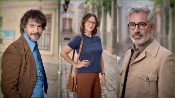 David Janer, Luz Valdenebro y Adriá Collado dan vida a Guillermo, Cristina y Emilio en 'Amar es para siempre'