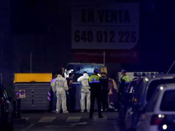 Contenedor donde se halló un recién nacido muerto