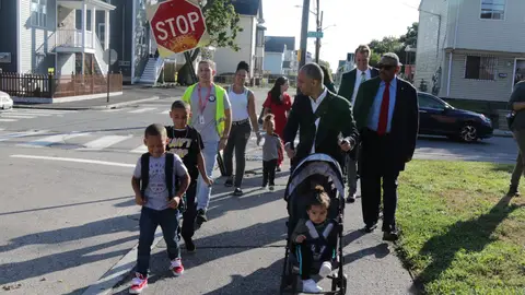 El alcalde de Providence, Jorge Elorza El alcalde de Providence, Jorge Elorza