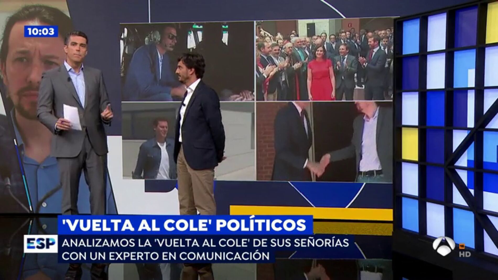 An&aacute;lisis de la actitud de los pol&iacute;ticos en verano