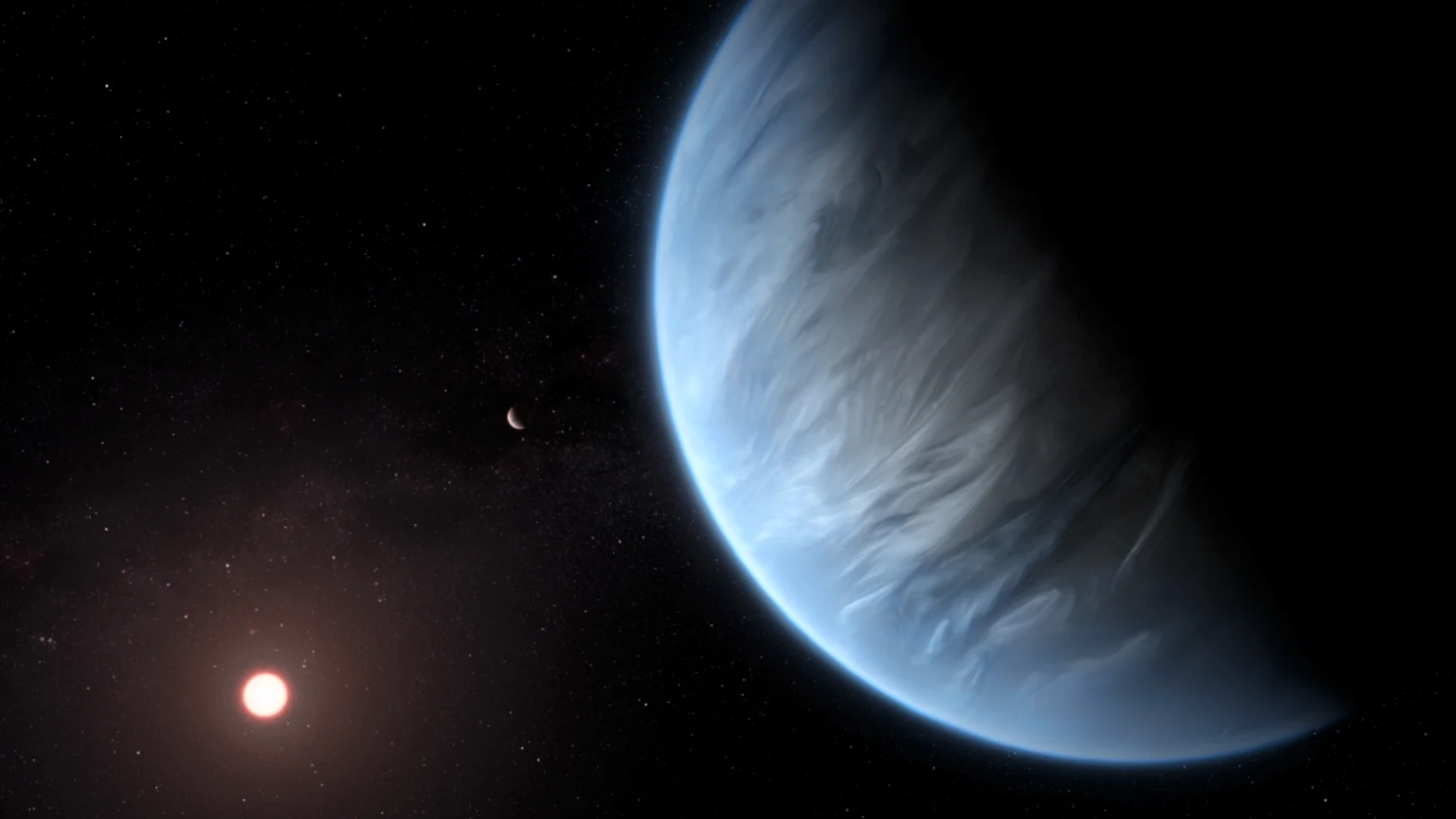 Encuentran agua en la atmosfera de un exoplaneta potencialmente habitable Encuentran agua en la atmosfera de un exoplaneta potencialmente habitable