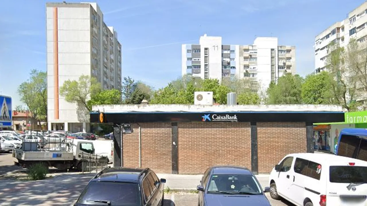 La sucursal bancaria donde se cometió el atraco La sucursal bancaria donde se cometió el atraco