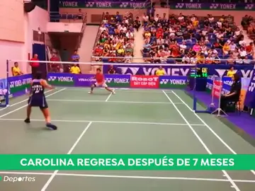Carolina Marín cae derrotada en su regreso a las pistas: "Estoy bastante decepcionada por el partido de hoy" Carolina Marín cae derrotada en su regreso a las pistas: "Estoy bastante decepcionada por el partido de hoy"