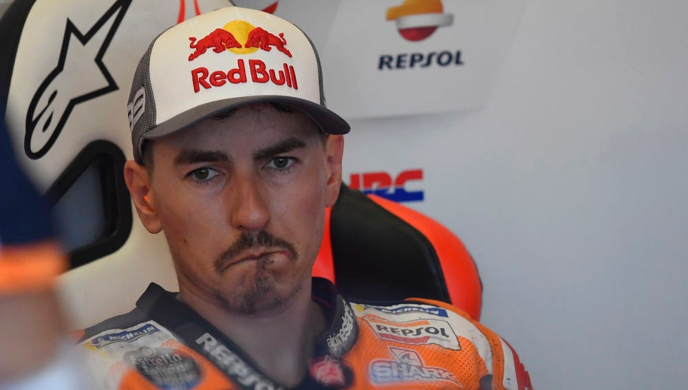 Jorge Lorenzo, durante una carrera