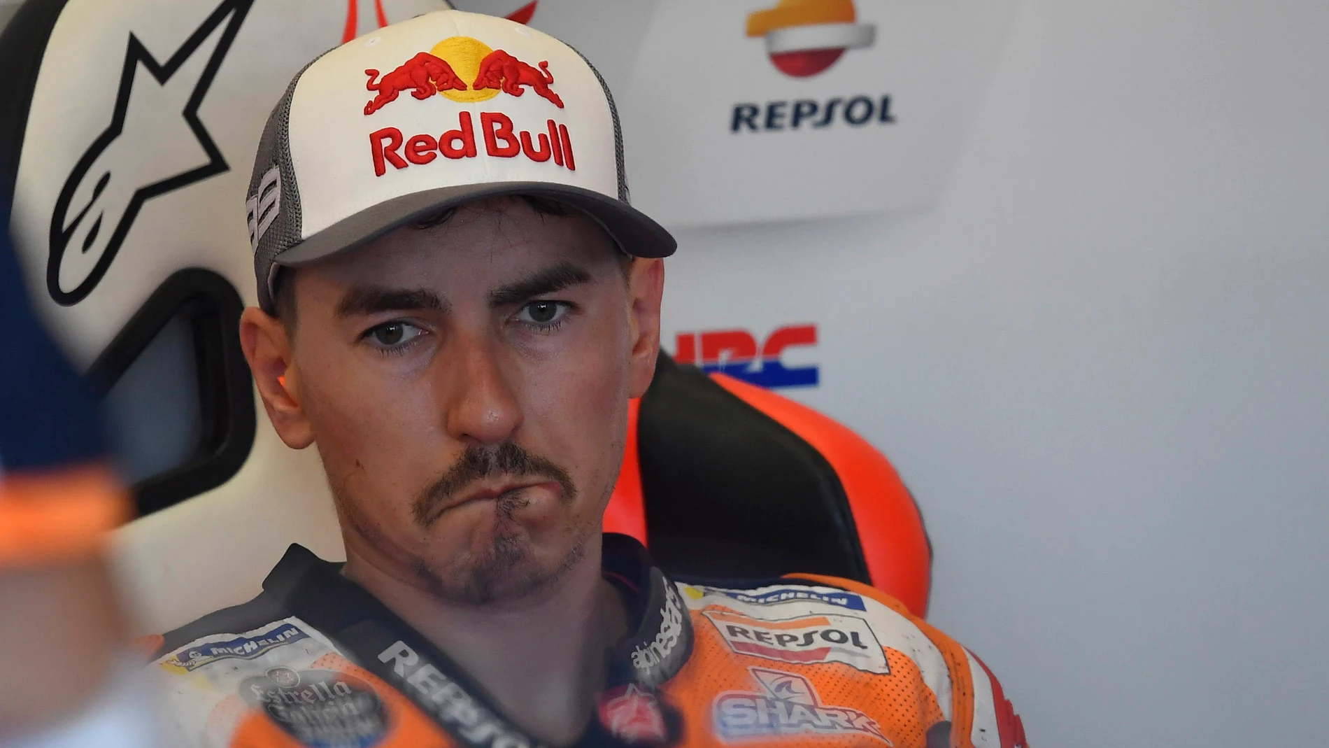Jorge Lorenzo, durante una carrera Jorge Lorenzo, durante una carrera