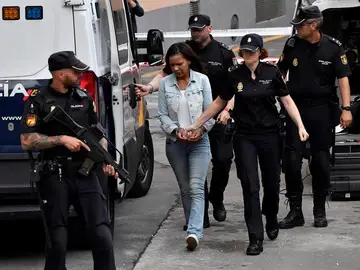 Ana Julia Quezada, a su llegada a la Audiencia Provincial de Almería, en una imagen de archivo Ana Julia Quezada, a su llegada a la Audiencia Provincial de Almería, en una imagen de archivo