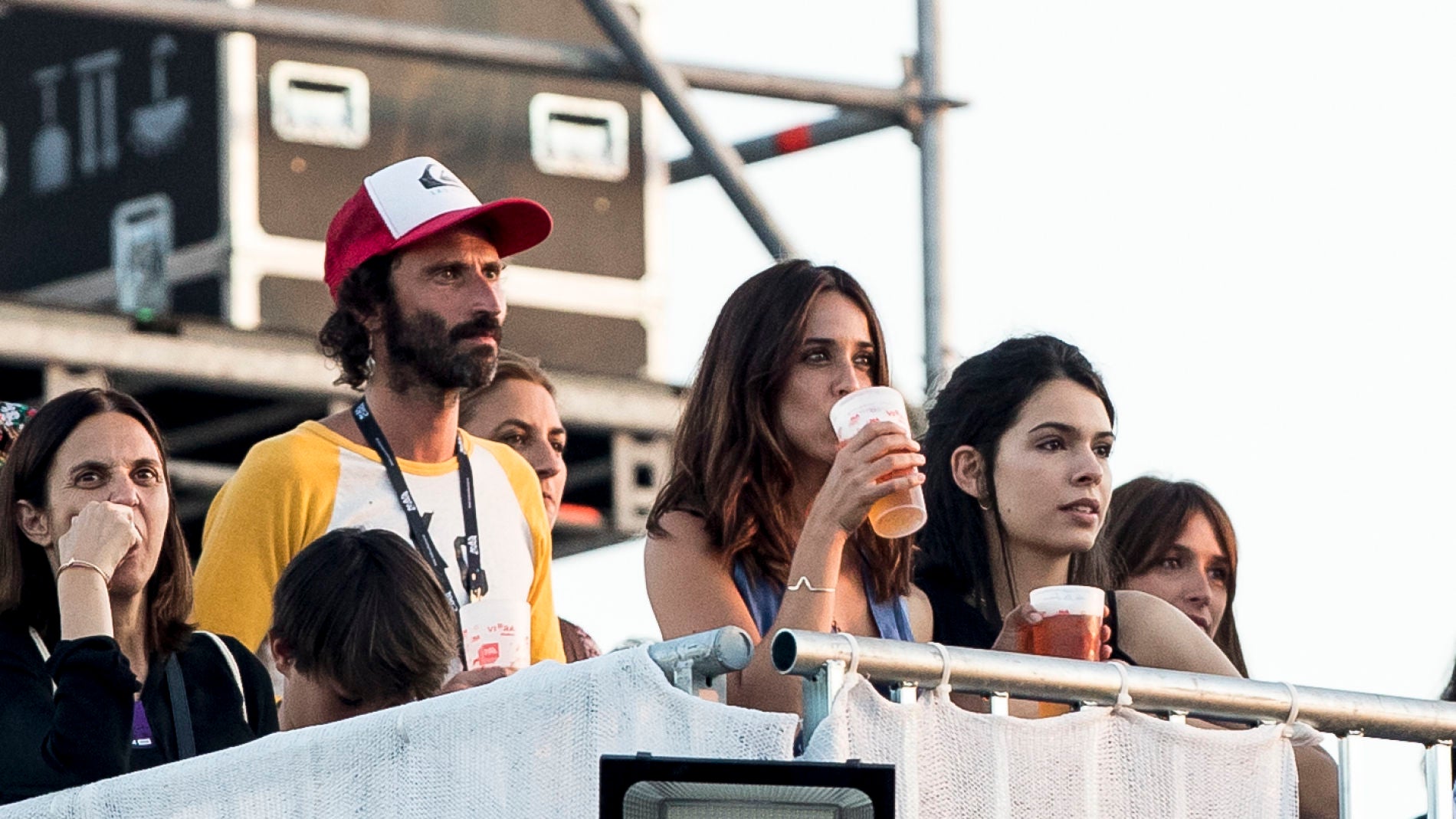 Macarena García junto a Leiva y Claudia Traisac