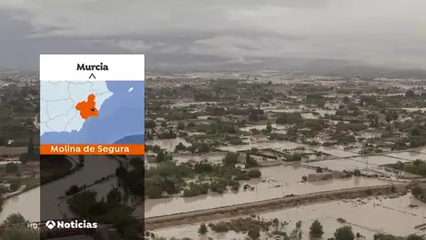 Los estragos de LA DANA en Murcia vistos desde el aire Los estragos de LA DANA en Murcia vistos desde el aire