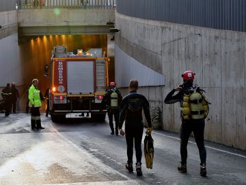 Rescate de un fallecido en Almería por las fuertes lluvias