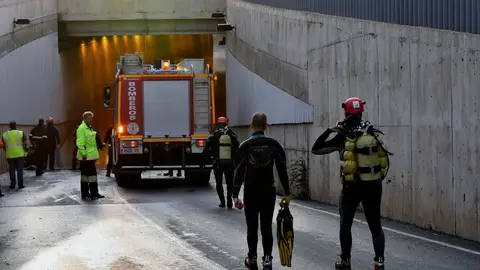 Rescate de un fallecido en Almería por las fuertes lluvias Rescate de un fallecido en Almería por las fuertes lluvias