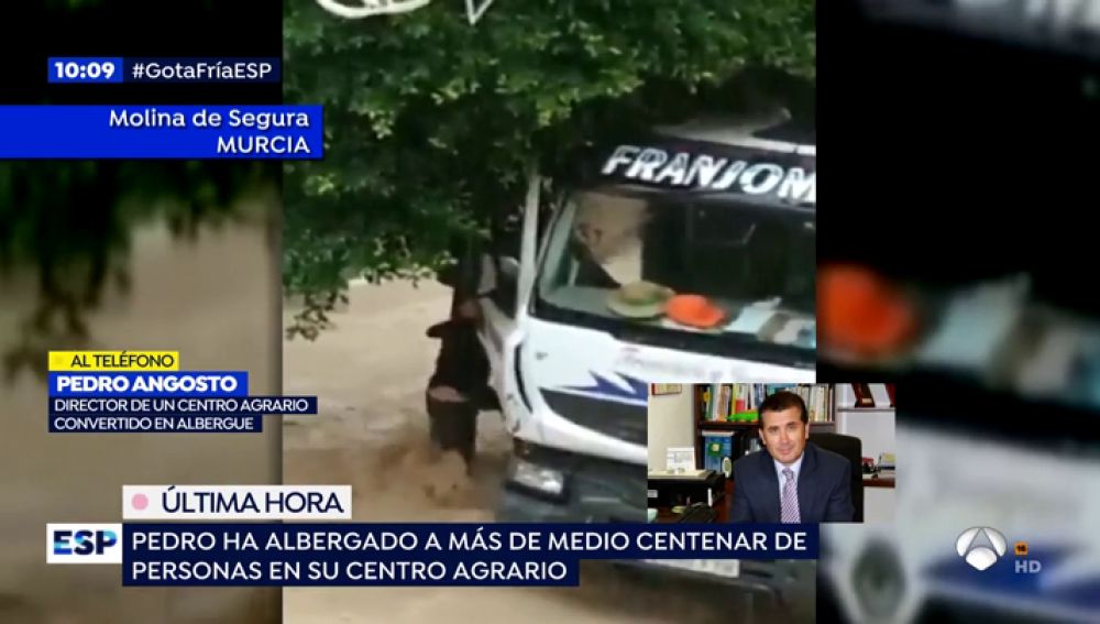 El centro agrario de Molina de Segura acoge a 56 personas de las inundaciones causadas por la DANA
