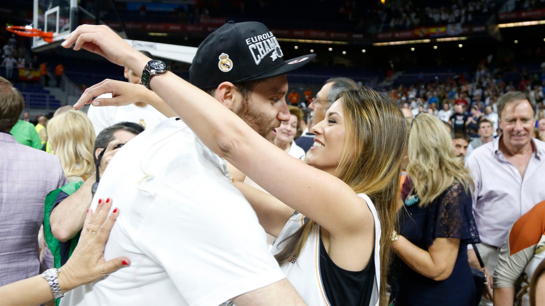 Helen Lindes y Rudy Fernández