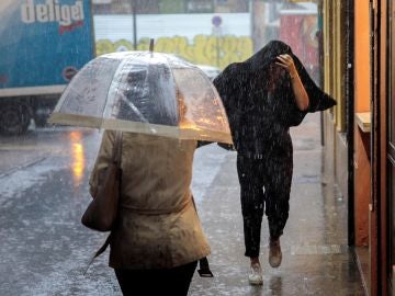 Fuertes lluvias en España