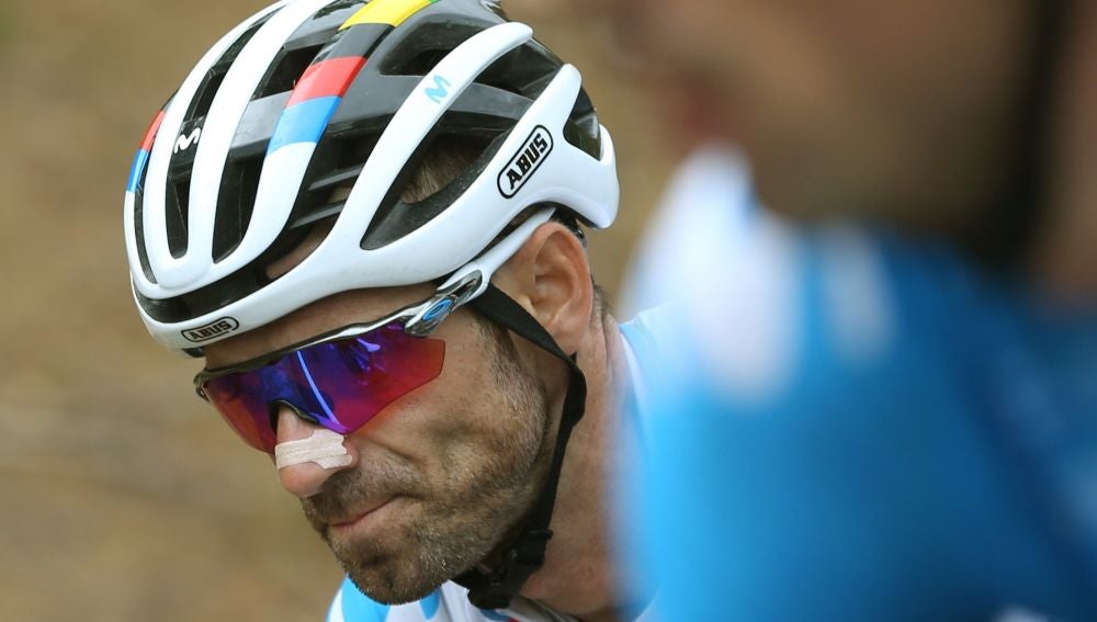 Alejandro Valverde, durante la vigésimo etapa de la Vuelta a España 2019