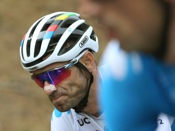 Alejandro Valverde, durante la vigésimo etapa de la Vuelta a España 2019