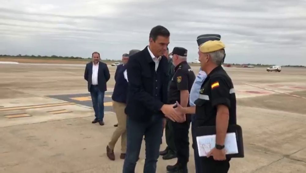 Sánchez visita las zonas afectadas por las inundaciones en Alicante