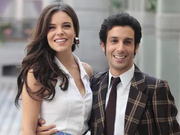 Los actores Lucía Martín Abello y Jonás Berami Los actores Lucía Martín Abello y Jonás Berami