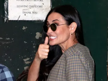 Demi Moore pone buena cara pese a las polémicas Demi Moore pone buena cara pese a las polémicas