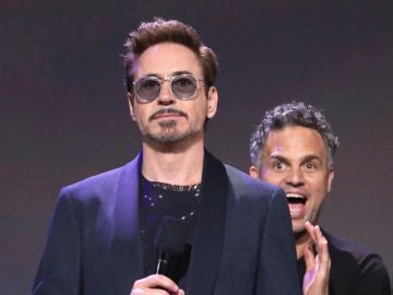 Mark Ruffalo y Robert Downey Jr, Hulk y Iron Man en 'Vengadores: Endgame'