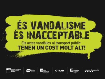 'Es vandalismo, es inaceptable', el spot para luchar contra los gafiteros en Barcelona