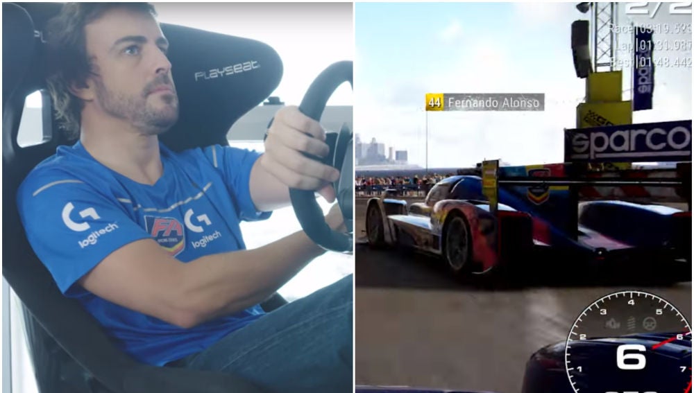 Fórmula 1: Fernando Alonso pilotando en 'Grid'
