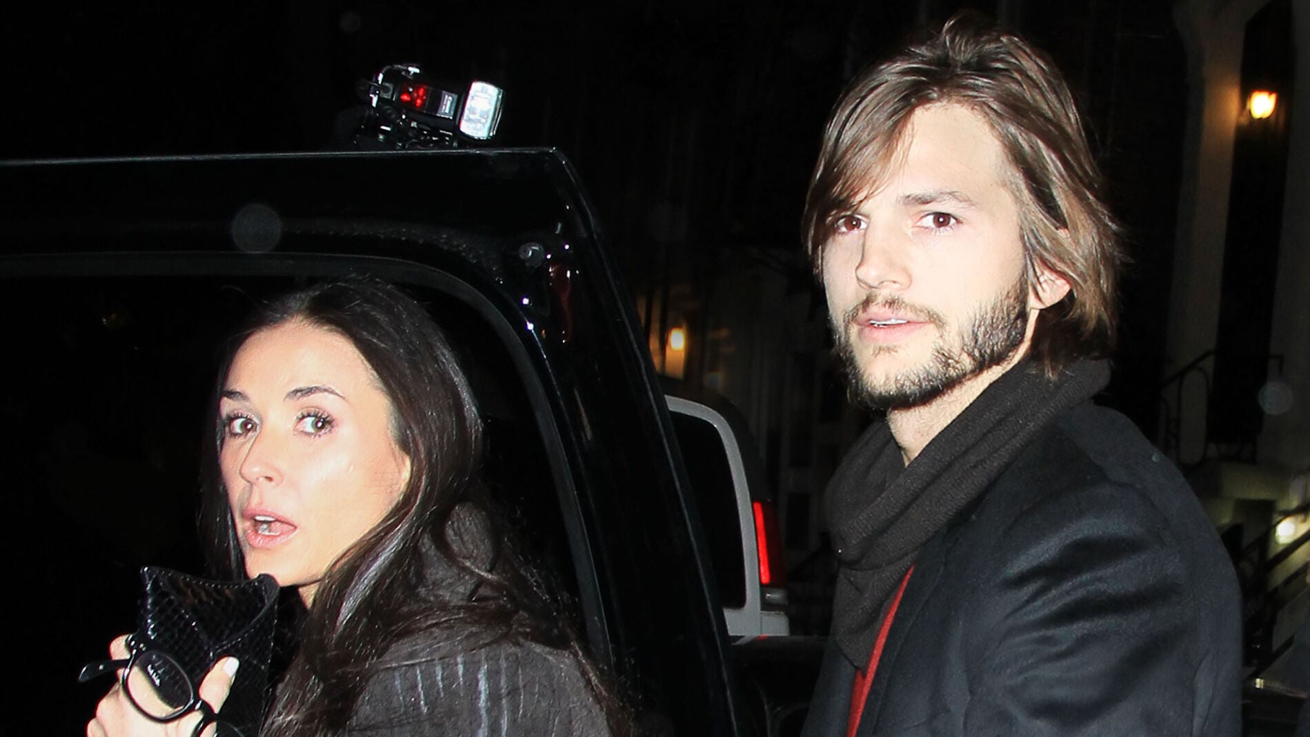 Ashton Kutcher y Demi Moore