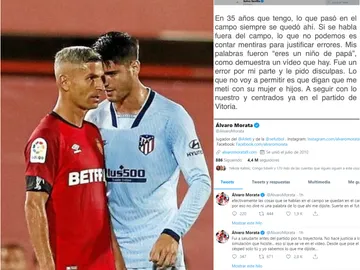 Morata responde a Salva Sevilla en Twitter Morata responde a Salva Sevilla en Twitter