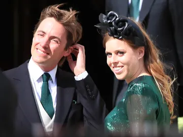 Beatriz de York y su prometido, Edoardo Mapelli  Beatriz de York y su prometido, Edoardo Mapelli