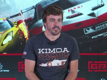 Fernando Alonso, en la presentación del videojuego Grid