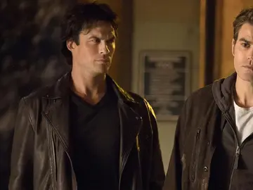 Ian Somerhalder y Paul Wesley como Stefan y Damon en 'Crónicas Vampíricas' Ian Somerhalder y Paul Wesley como Stefan y Damon en 'Crónicas Vampíricas'