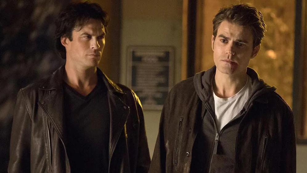 Ian Somerhalder y Paul Wesley como Stefan y Damon en 'Crónicas Vampíricas' Ian Somerhalder y Paul Wesley como Stefan y Damon en 'Crónicas Vampíricas'