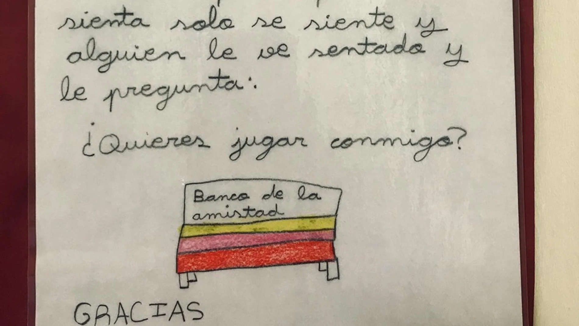 La carta de la niña La carta de la niña