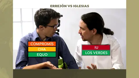 Iglesias y Errejón, continúa el pulso Iglesias y Errejón, continúa el pulso