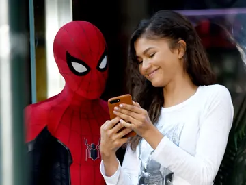 Zendaya y Tom Holland en 'Spider-Man' Zendaya y Tom Holland en 'Spider-Man'
