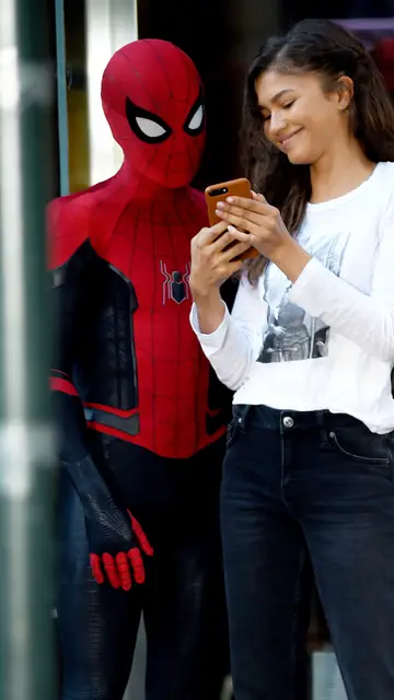 Zendaya y Tom Holland en 'Spider-Man' Zendaya y Tom Holland en 'Spider-Man'