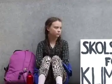 La activista Greta Thunberg La activista Greta Thunberg