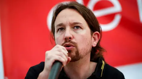 Pablo Iglesias en la fiesta del PCE Pablo Iglesias en la fiesta del PCE