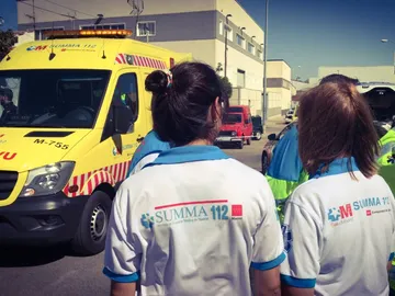 El equipo médico del #SUMMA112 El equipo médico del #SUMMA112