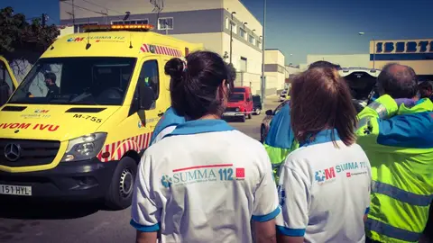 El equipo médico del #SUMMA112 El equipo médico del #SUMMA112