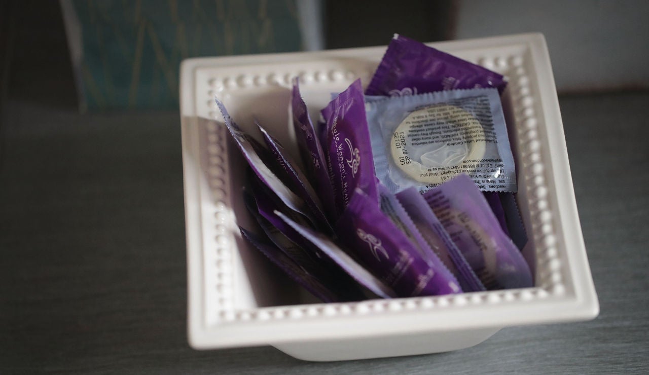 Imagen de archivo de preservativos