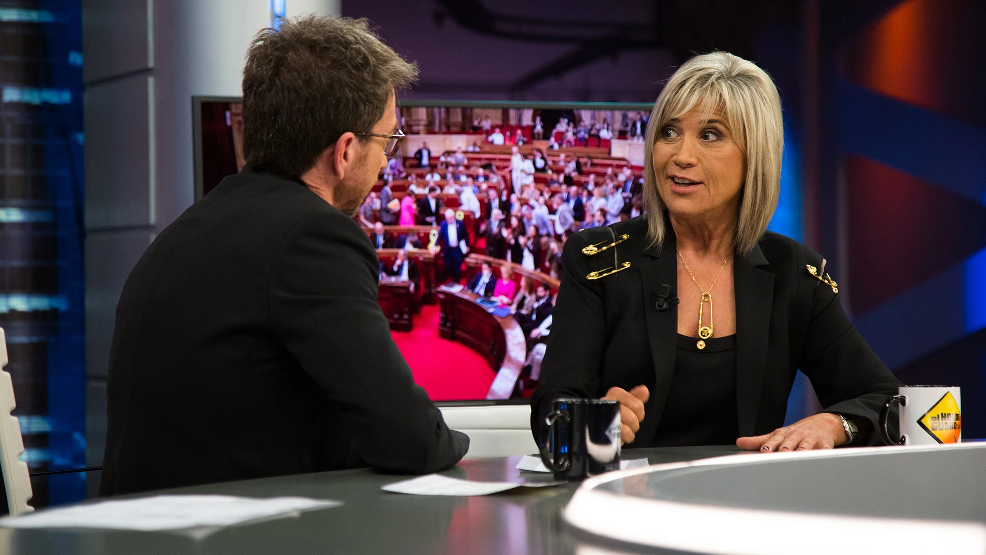 Julia Otero se posiciona en 'El Hormiguero 3.0' sobre la situación actual de Cataluña Julia Otero se posiciona en 'El Hormiguero 3.0' sobre la situación actual de Cataluña