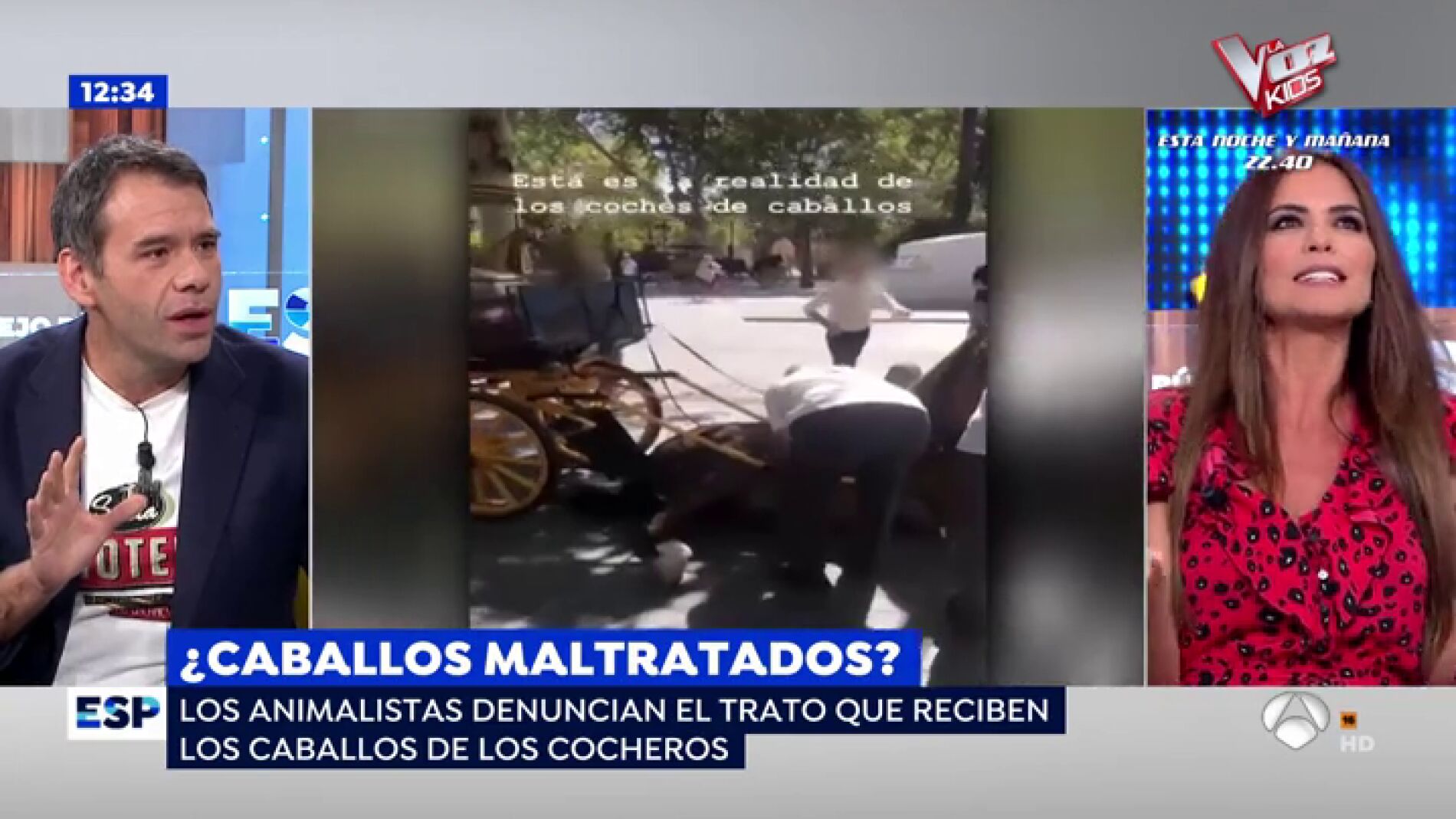 Debate entre Rub&eacute;n Am&oacute;n y Romina Belluscio.