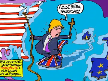 La viñeta de Alfredo Boto sobre Boris Johnson La viñeta de Alfredo Boto sobre Boris Johnson