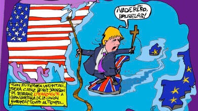 El empeño de Boris Johnson en forzar el 'brexit', en la viñeta gráfica informativa de la semana